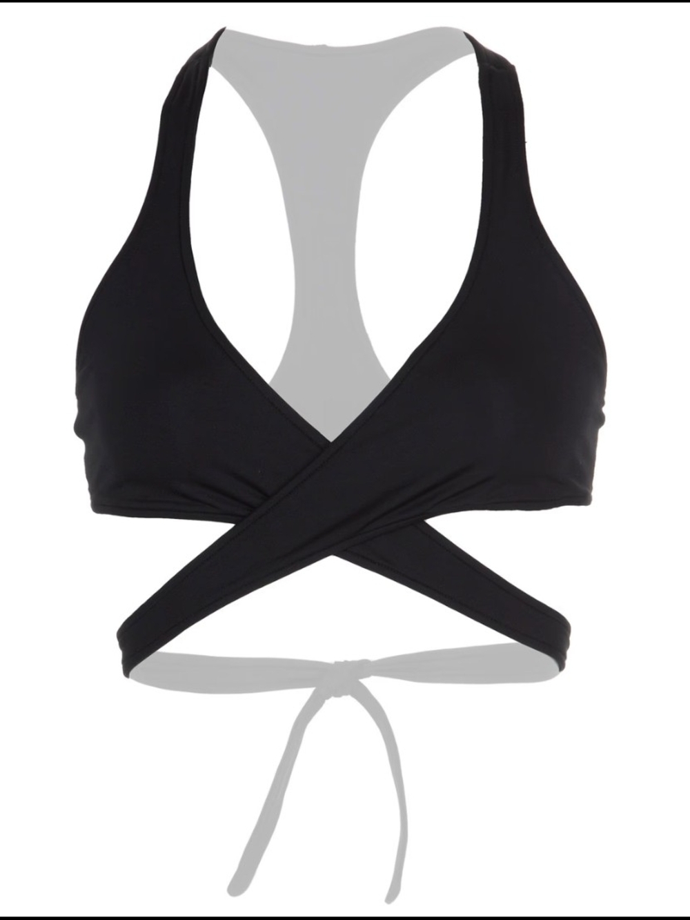L Space Zoe Wrap Bikini Top Small